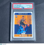 2017-18 NBA Hoops #278 Tony Bradley Signed Card AUTO PSA Slabbed RC Jazz