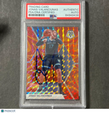 2019-20 Panini Mosaic #86 Jonas Valanciunas Signed Card Auto PSA Slabbed Magic