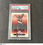 2003-04 Upper Deck MVP #223 Travis Outlaw Signed Card AUTO PSA Slabbed Portland