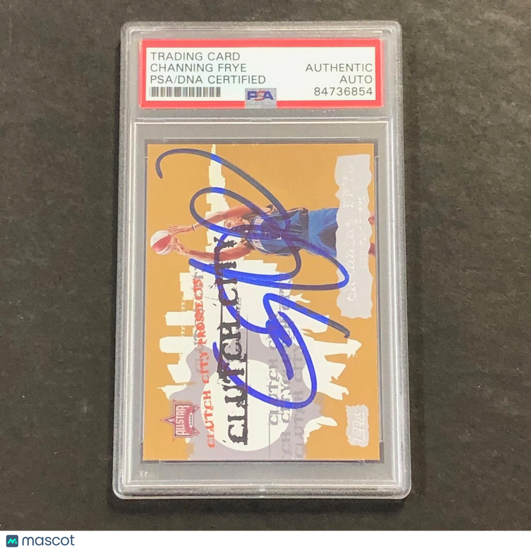 2006-07 Topps #CSP3 Channing Frye Signed Card AUTO PSA Slabbed Knicks