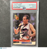 1993-94 Fleer Ultra #37 Danny Ferry Signed Card AUTO PSA Slabbed Cavs