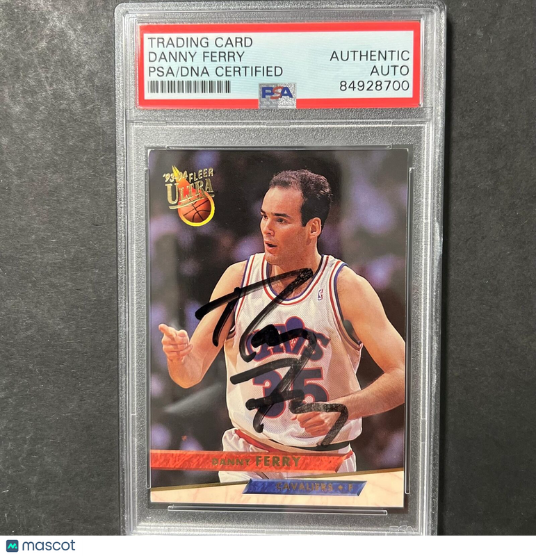 1993-94 Fleer Ultra #37 Danny Ferry Signed Card AUTO PSA Slabbed Cavs