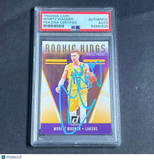 2018-19 Panini Donruss #5 Moritz Wagner Signed Card AUTO PSA Slabbed RC Lakers