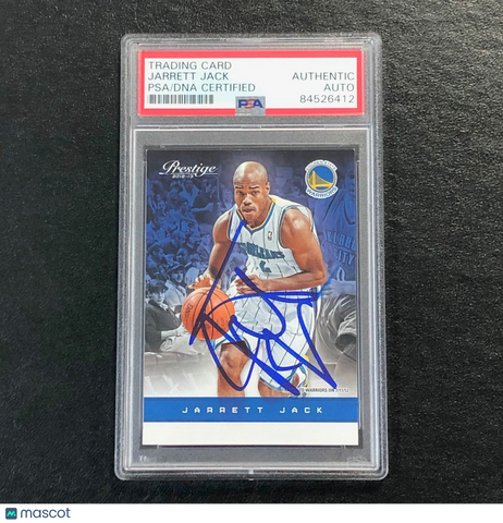 2012-13 Panini Prestige #77 Jarrett Jack Signed Card AUTO PSA Slabbed Warriors