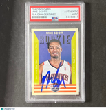 2012-13 Panini Past and Present #227 Mike Scott Signed Card Auto PSA Slabbed RC