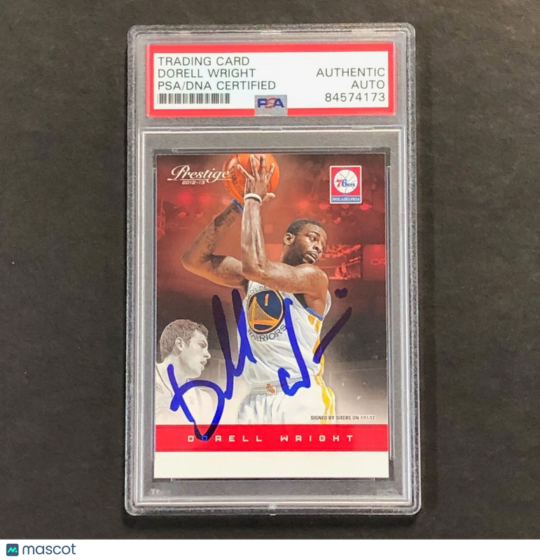 2012-13 Panini Prestige #145 Dorell Wright Signed Card AUTO PSA Warriors