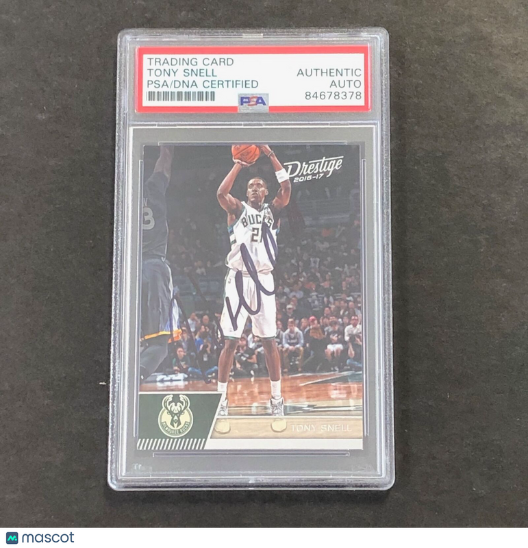 2016-17 Panini Prestige #106 Tony Snell Signed Card PSA Slabbed Bucks