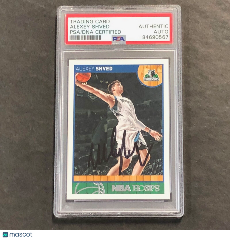 2013-14 Panini Hoops #167 Alexey Shved Signed Card AUTO PSA Slabbed Timberwolves