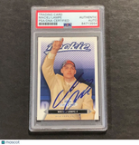 2002-03 Upper Deck MVP #230 Maciej Lampe Signed Card PSA Slabbed RC Knicks