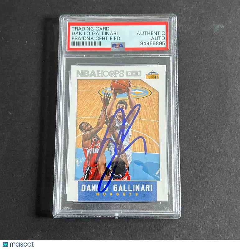 2015-16 NBA Hoops #237 Danilo Gallinari Signed AUTO PSA Slabbed Nuggets