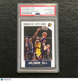 2015-16 NBA Hoops #218 Solomon Hill Signed Card AUTO PSA Slabbed Pacers