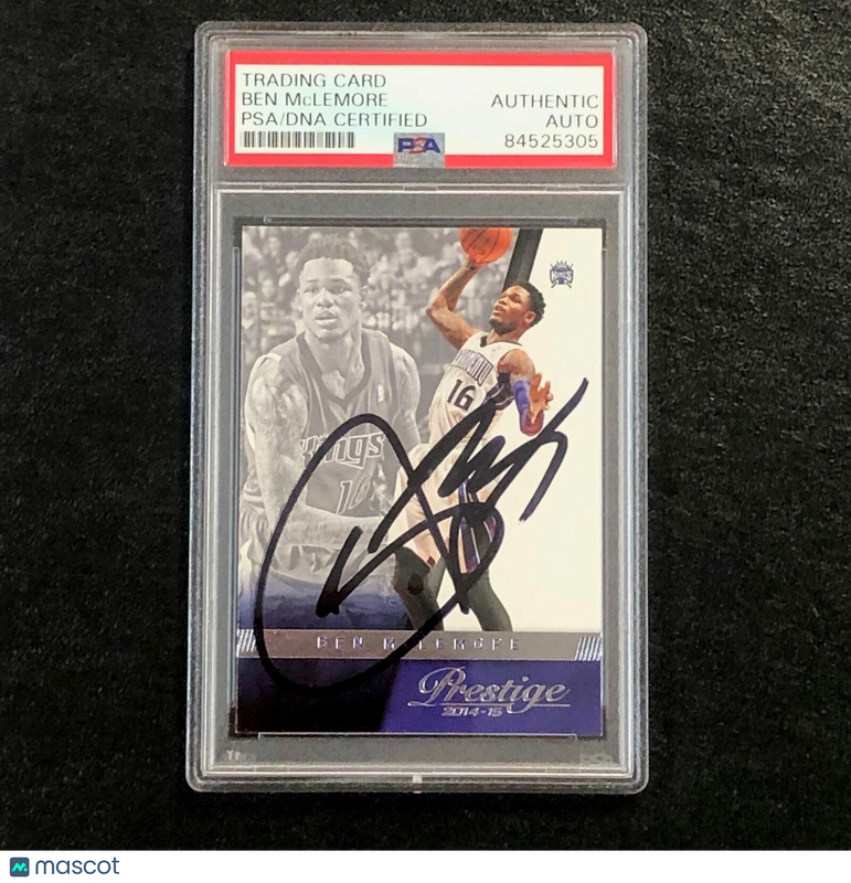 2014-15 Panini Prestige #6 Ben McLemore Signed Card AUTO PSA Slabbed Kings
