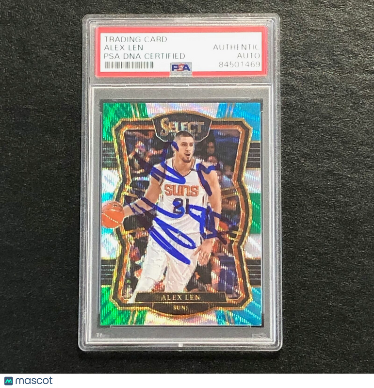 2017-18 Select Basketball #111 Alex Len Signed Card AUTO PSA Slabbed Suns