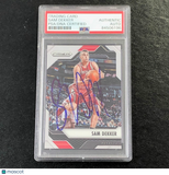 2016-17 Panini Prizm #229 Sam Dekker Signed Card AUTO PSA Slabbed Rockets