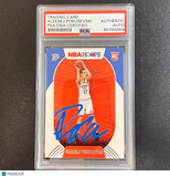 2020-21 Panini NBA Hoops #219 Aleksej Pokusevski Signed Card AUTO PSA Slabbed RC