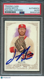 2012 Topps Allen & Ginter #263 Jason Motte Signed Card PSA Slabbed Auto
