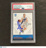 2015-16 Panini Excalibur #173 Mario Hezonja Signed Rookie Card AUTO PSA/DNA Slab