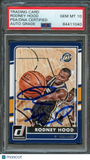 2015-16 Donruss Basketball #181 Rodney Hood Signed AUTO 10 PSA Slabbed Jazz