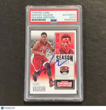 2015-16 Panini Contenders #80 Rashad Vaughn Signed Card AUTO PSA Slabbed RC Rook