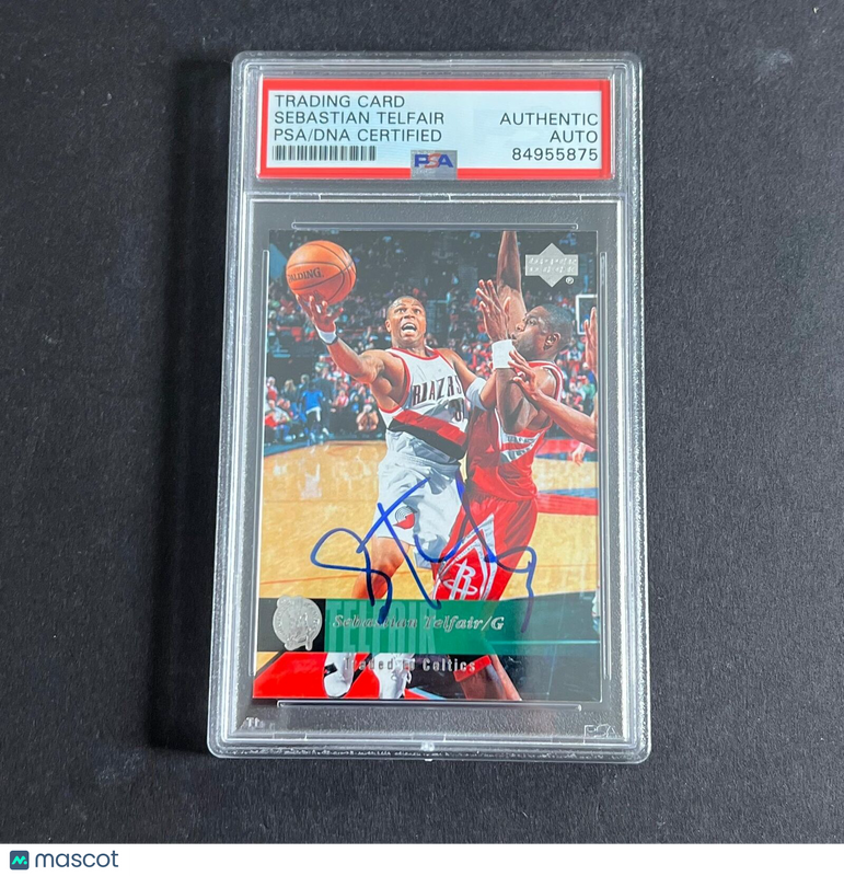 2006-07 Upper Deck #162 Sebastian Telfair Signed Card AUTO PSA/DNA Slabbed Bosto