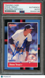 1988 Donruss #524 Steve Trout Signed Card PSA Slabbed Auto Yankees