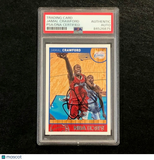 2013-14 NBA Hoops #19 Jamal Crawford Signed Card AUTO PSA Slabbed Clippers