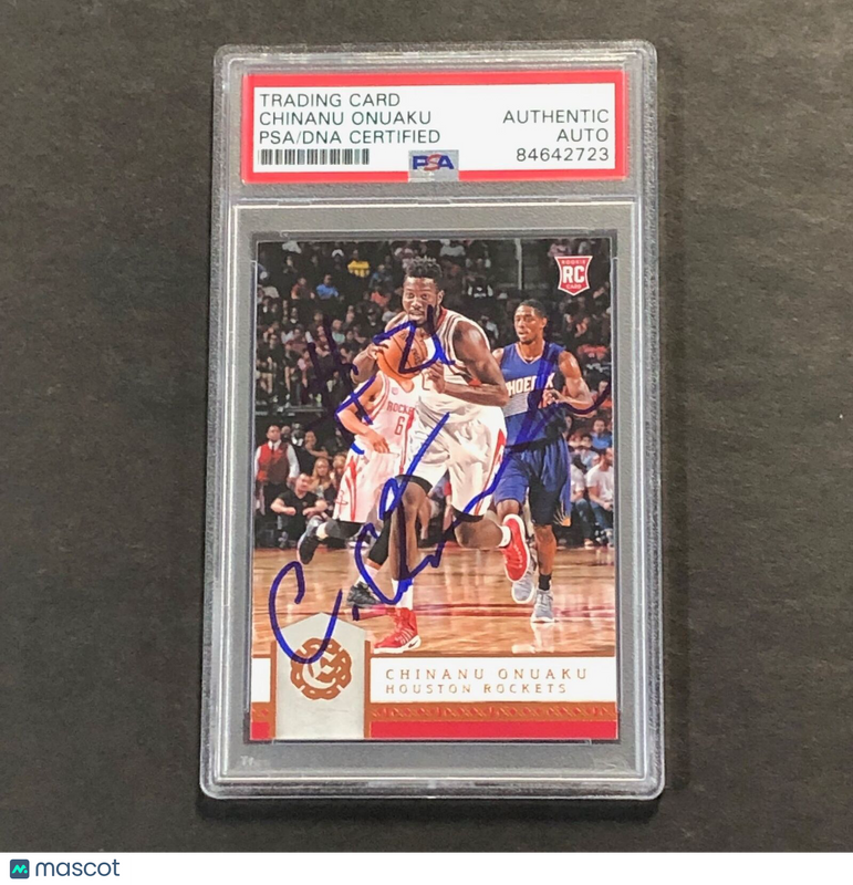 2016-17 Panini Excalibur #63 Chinanu Onuaku Signed Card AUTO PSA Slabbed RC Rock