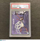 1998-99 Skybox Thunder #68 Calbert Cheaney Signed Card PSA Slabbed Wizards