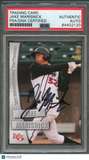 2011 Lansing Lugnuts Card Jake Marisnick Signed Card PSA Slabbed Auto Padres
