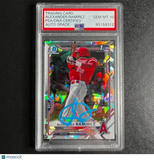 2021 Bowman Chrome #BCP-145 Alexander Ramirez Signed Card Cracked Ice Auto 10 PS