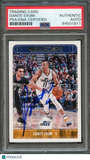 2017-18 NBA Hoops #85 Dante Exum Signed Card AUTO PSA Slabbed Jazz