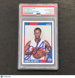 2016-17 NBA Hoops #5 Ish Smith Signed Card AUTO PSA Slabbed Pistons