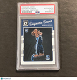 2016-17 Panini Optic #175 Deyonta Davis Signed Card AUTO PSA Slabbed RC Grizzlie