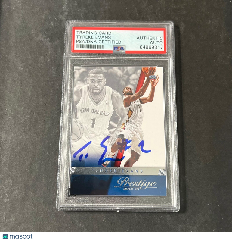 2014 Panini #103 Tyreke Evans Signed Card AUTO PSA Slabbed Pelicans