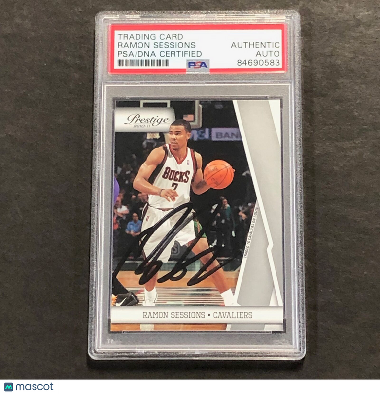 2010-11 Panini Prestige #68 Ramon Sessions Signed AUTO PSA Slabbed Cavaliers