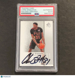 2011-12 SP Authentic #38 Chris Singleton Signed Card AUTO PSA Slabbed Florida St