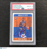 2017-18 NBA Hoops #258 Frank Ntilikina Signed Card Auto 10 PSA Slabbed Knicks