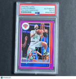 2021-22 NBA Hoops #39 Evan Fournier Signed Card AUTO 10 PSA Slabbed Knicks