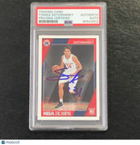 2016-17 NBA Hoops #281 Tomas Satoransky Signed Card Auto PSA Slabbed Wizards