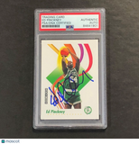 1991-92 Skybox #19 Ed Pinckney Signed Card AUTO PSA Slabbed Celtics