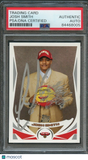 2004 Topps #237 Josh Smith signed Auto Card PSA/DNA Slabbed RC Hawks
