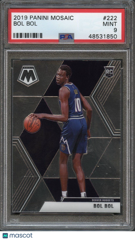 2019 Panini Mosaic #222 Bol Bol Mosaic PSA 9 Mint RC