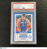 2017 Contenders Draft Picks #11 Dario Saric Signed Card AUTO PSA Slabbed 76ers