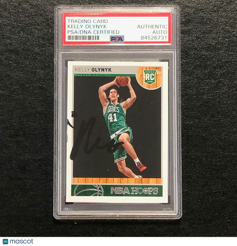 2013-14 NBA Hoops #273 Kelly Olynyk Signed Rookie Card AUTO PSA Slabbed RC Celti