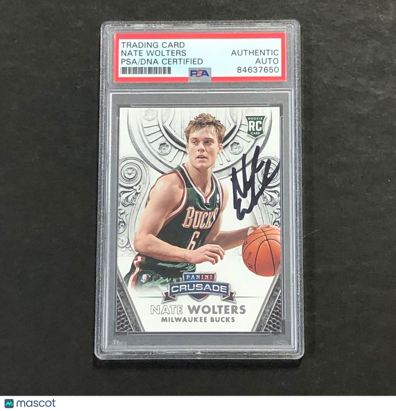 2013-14 Panini Crusade #142 Nate Wolters Signed Card AUTO PSA/DNA Slabbed RC Buc