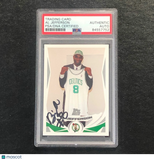 2004 Topps #235 AL JEFFERSON Signed Card AUTO PSA Slabbed RC Celtics