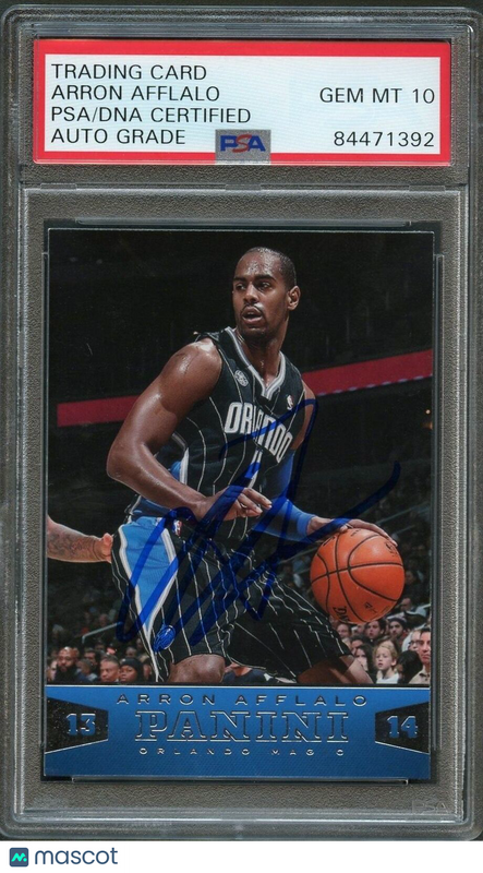 2013-14 Panini Basketball #86 Arron Afflalo Signed Card AUTO 10 PSA/DNA Slabbed