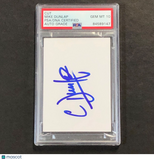 Mike Dunlap Signed Cut PSA/DNA AUTO 10 Slabbed Autographed Bucks