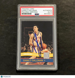 2010-11 Panini Donruss #15 Danilo Gallinari Signed Card AUTO PSA Slabbed Knicks