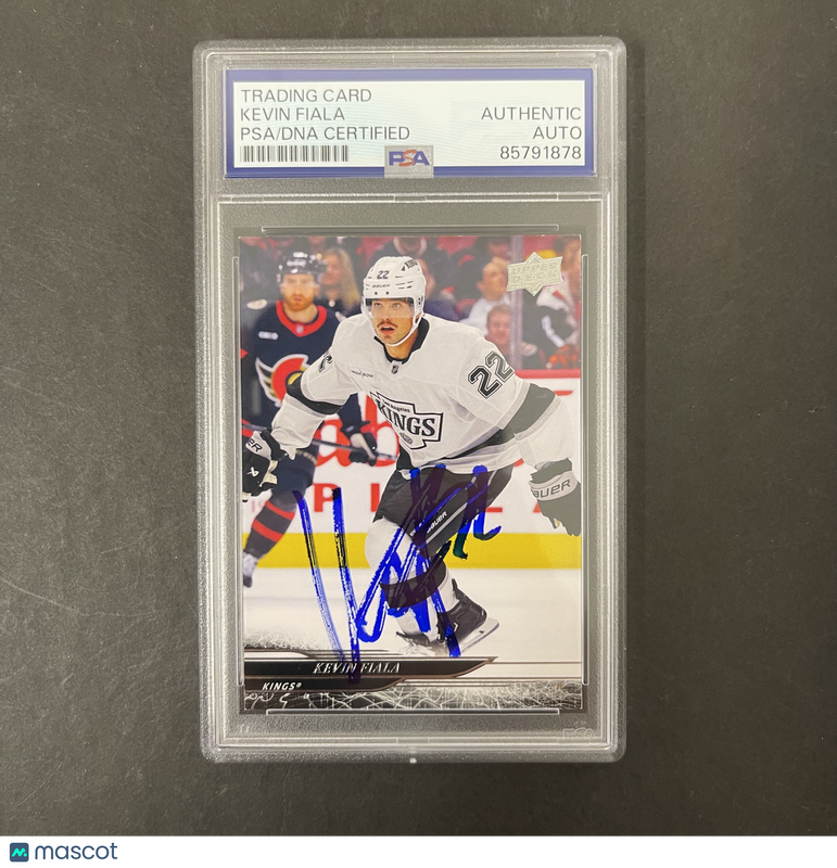 Kevin Fiala 2024-25 Upper Deck Extended Series#563 Signed Card PSA Autographed